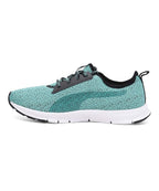 PUMA womens Puma Flexracer HM NU Wn s IDP Puma Black-Blue Turquoise-Puma White Sneaker-3UK