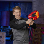 Nerf Mega Tri-Break Blaster - Break Open Barrel to Load Darts - 3-Dart Capacity - Includes 3 Official Mega Darts, Multicolor