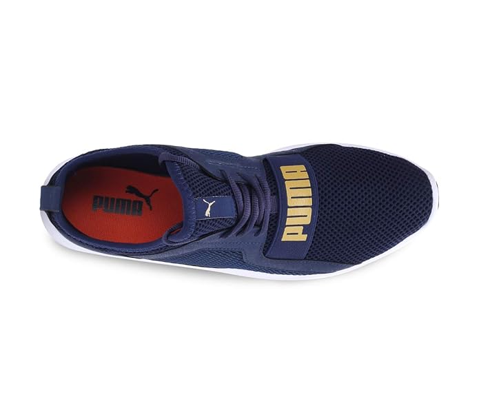 Puma Men Abiko IDP Peacoat Team Gold UK-10 (36847502)