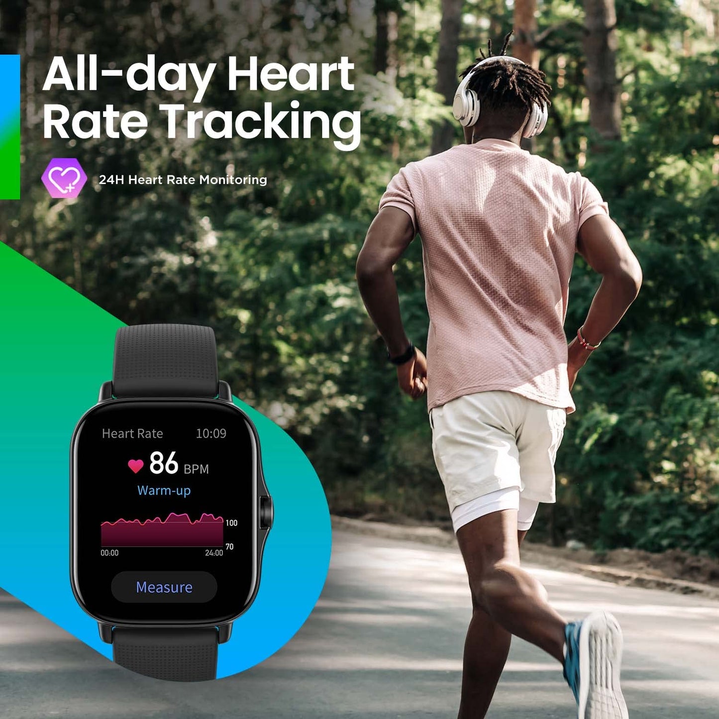 Amazfit GTS 2 (New Version) Smart Watch with Ultra HD AMOLED Display, Built-in Amazon Alexa, Built-in GPS, SpO2 & Stress Monitor, Bluetooth Phone Calls, 3GB Music Storage, 90 Sports Modes(Space Black)