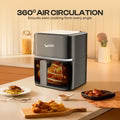 Ubon Air Fryer AF-8000- djustable Temperature & Timer 1400w Air Fryer (4.2 L)