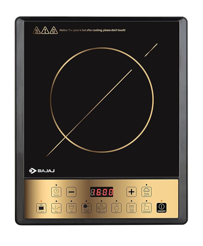 Bajaj ICX 190TS 1900W Induction Cooktop, Black