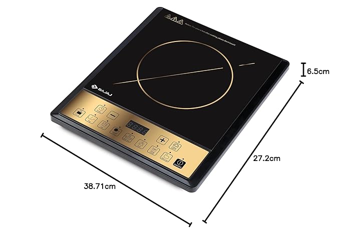 Bajaj ICX 190TS 1900W Induction Cooktop, Black