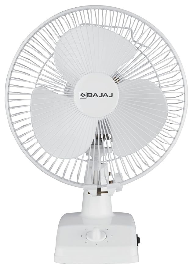 Bajaj Instabreeze 230mm Multipurpose Fan (Table Cum Wall Fan), 4 stars