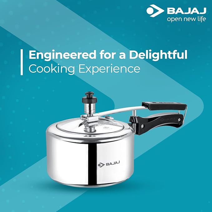 Bajaj Pcx 42 Ss liter Stainless Steel Pressure Cooker With Inner