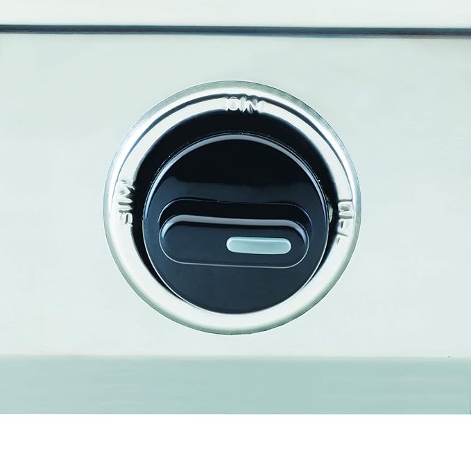 Bajaj Single Burner With Removable Drip Tray Stainless Steel Gas Stove, (Silver, Medium, 1Brss6), Open