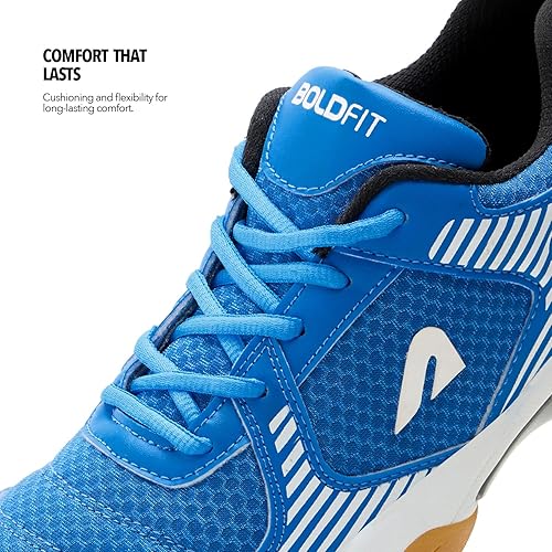 Boldfit Badminton Shoes Shuttle Non Marking Shoes for Badminton Men UK-11