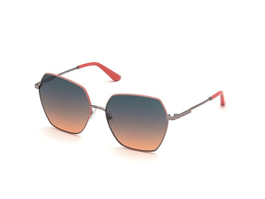 GUESS GU7785 Glasses, Shiny Gunmetal, Women Sunglasses