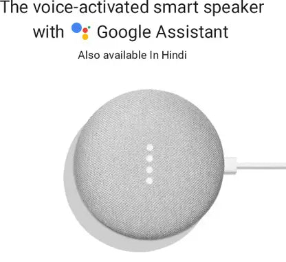 Google Home Mini with Google Assistant Smart Speaker Chalk (Grey