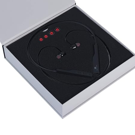 Gunter & Hanke Shadow X3 in-Ear Bluetooth Wireless Earphone with Mic Heavy Bass Superb Sound, Long Battery Life 360 Hrs Standby time (Black)