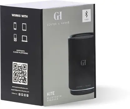 Gunter & Hanke Kite 4 W Bluetooth Speaker  (Black, Mono Channel)