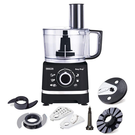 Inalsa Easy Prep_ 800 W Food Processor  (Black)