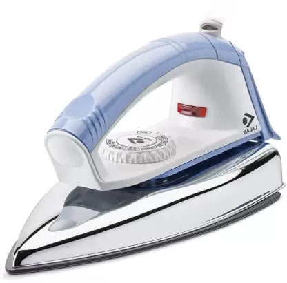 BAJAJ New Popular 750 Dry Iron  (Ceramic White)