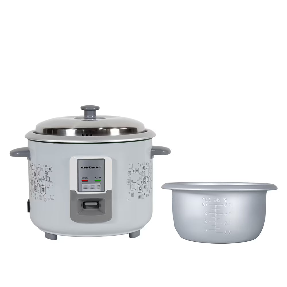 Kelvinator KRCO001182B 700W Rice Cooker Grey