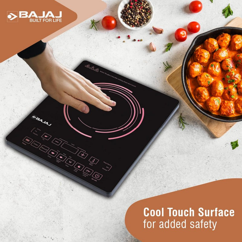 Bajaj ICX 200FP 2000W Induction Cooktop, Black