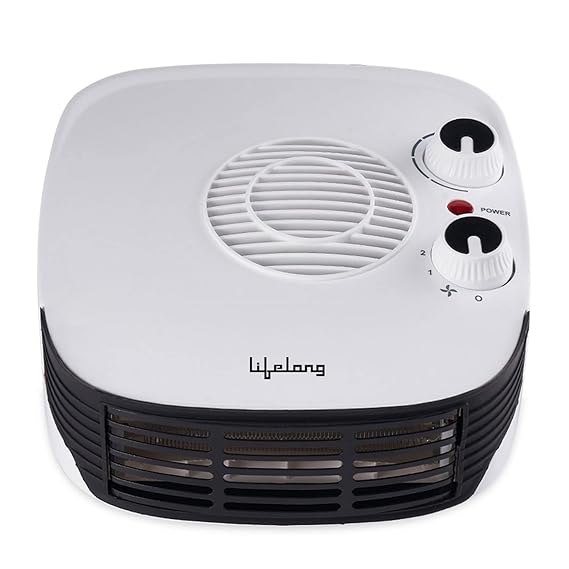 Lifelong Regalia 2000 Watt Room Heater for Home with 3 Air Setting & ISI Certified, Portable Electric Blower Heater, Room Heater for Bedroom & Office  (‎LLFH921, White)