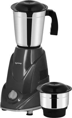 Lifelong Duos 500 W Mixer Grinder  (Duos - LLMG92 | 2 Jars | Grey)