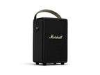 Marshall Tufton Portable Bluetooth Speaker with 20+ Hours of Portable Playtime, (360° Sound), Water-Resistant (IPX2) - Black & Brass.