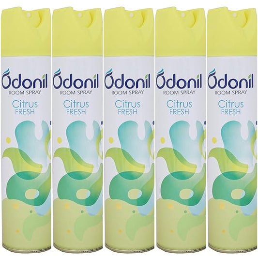 Odonil Citrus Fresh Room Freshener Spray 220ml (Pack of 5)