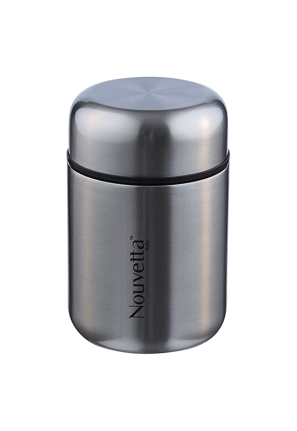 Nouvetta Hot-Spot Vaccum Insulated Lunch Box, 450 ml, Steel