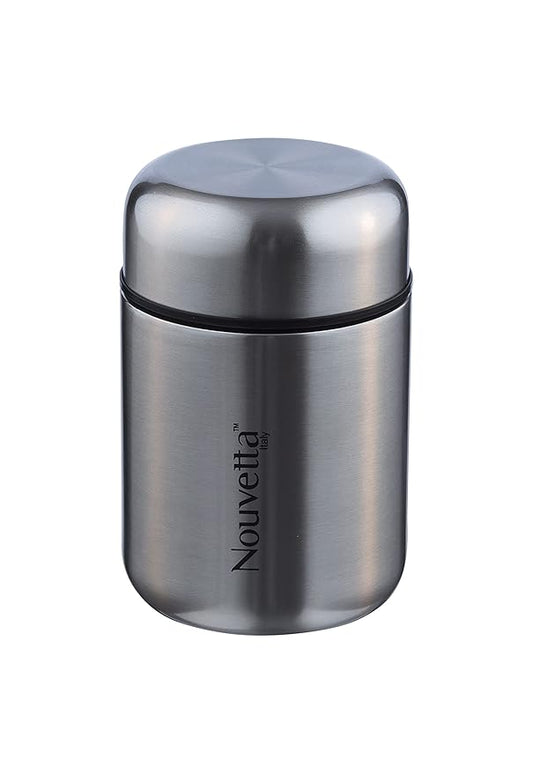 Nouvetta Hot-Spot Vaccum Insulated Lunch Box, 450 ml, Steel