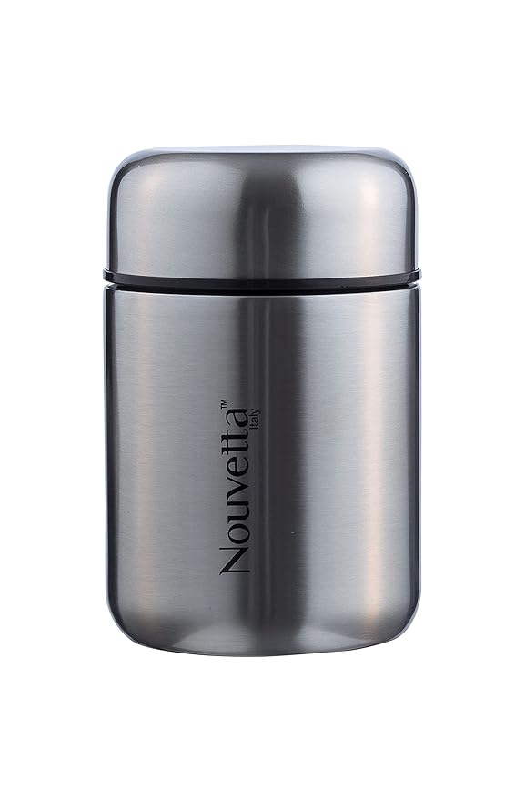 Nouvetta Hot-Spot Vaccum Insulated Lunch Box, 450 ml, Steel