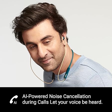 OPPO Enco M31 AI-Powered Noise Reduction for calls Bluetooth  (Green, In the Ear)