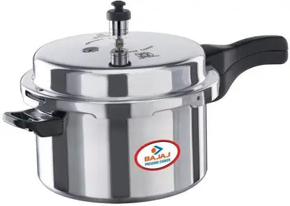 BAJAJ PCX 3 3 L Outer Lid Induction Bottom Pressure Cooker  (Aluminium)