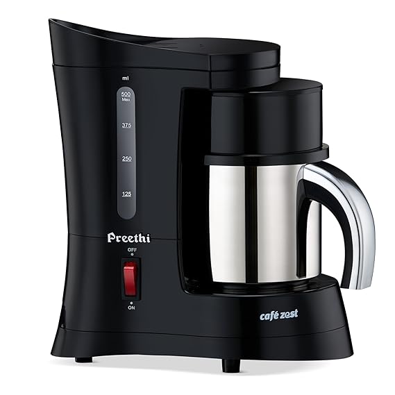 PREETHI CAFE ZEST CM210 DRIP COFFEE MAKER (BLACK) 31 CUP