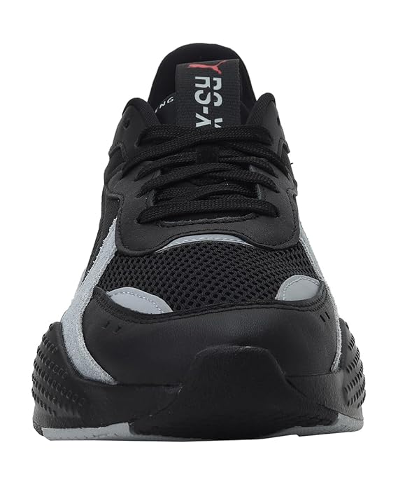 Puma Unisex-Adult RS-X Reinvention Black-High Risk Red Sneaker UK