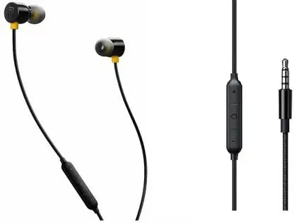 Realme RMA101 Basic With box Wired  (Black, In the Ear)
