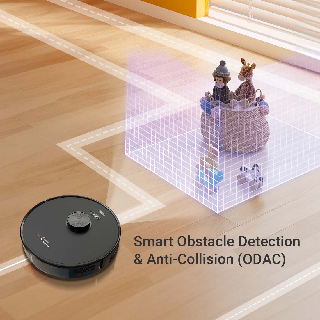 EUREKA FORBES  Robotic LVAC VOICE PRO Robotic Floor Cleaner with 2 in 1 Mopping and Vacuum (WiFi Connectivity, Google Assistant and Alexa)  (Black)