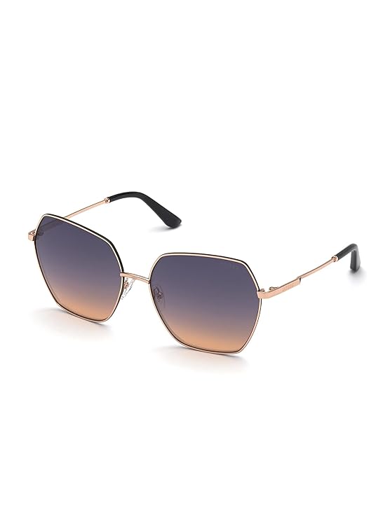 Guess Factory Courtney Geometric Sunglasses, Masa Wash, NS Women's Sunglasses (S7785)