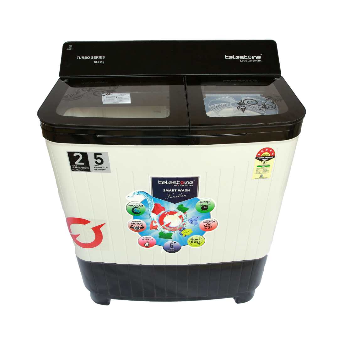 Telestone TURBO 10 KG Semi-Automatic Washing Machine