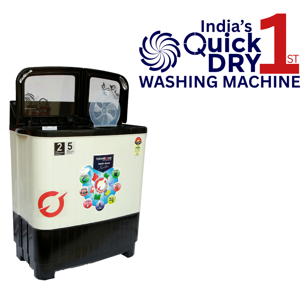 Telestone TURBO 10 KG Semi-Automatic Washing Machine