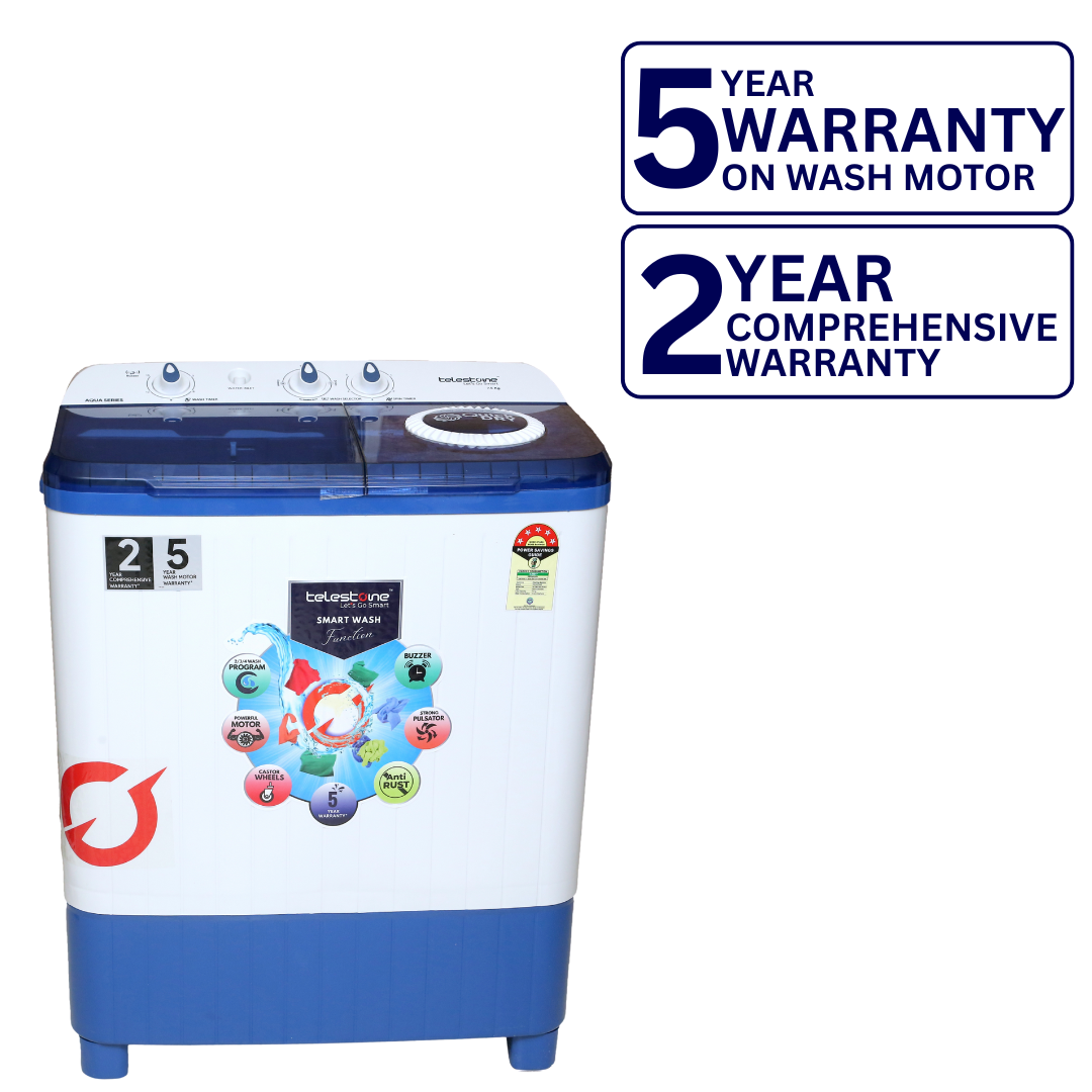 Telestone AQUA 7.5 KG Semi-Automatic Washing Machine