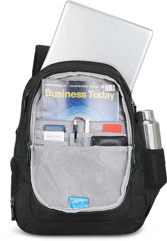 SKYBAGS Medium 30 L Backpack FOX LAPTOP BACKPACK BLACK– rockingdeals