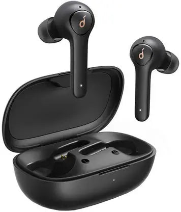 Soundcore Life P2 Bluetooth Headset with Mic  (Black, True Wireless)