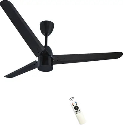 Syska EFFECTA SFR1500-5 Star BLDC Rated BEE Certified Energy Efficient 30 Watt High Speed Fan 1200MM with Remote Control (Black)