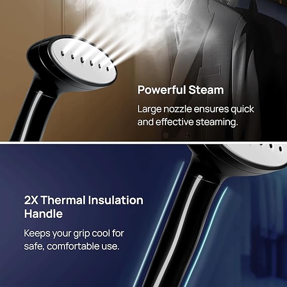 Wipro Elato GST 204 Standing Garment Steamer | 2.2L Water Tank | 10 Heat Settings | Adjustable Steam FLow | Adjustable Iron Board | Horizontal And vertical Ironing | SteamOutput 42 g/min|2000 Watts