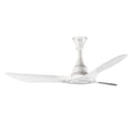 Bajaj Astor 1250mm White and Silver Chrome Ceiling Fan