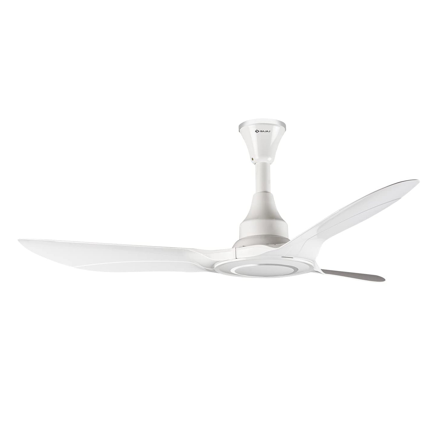 Bajaj Astor 1250mm White and Silver Chrome Ceiling Fan