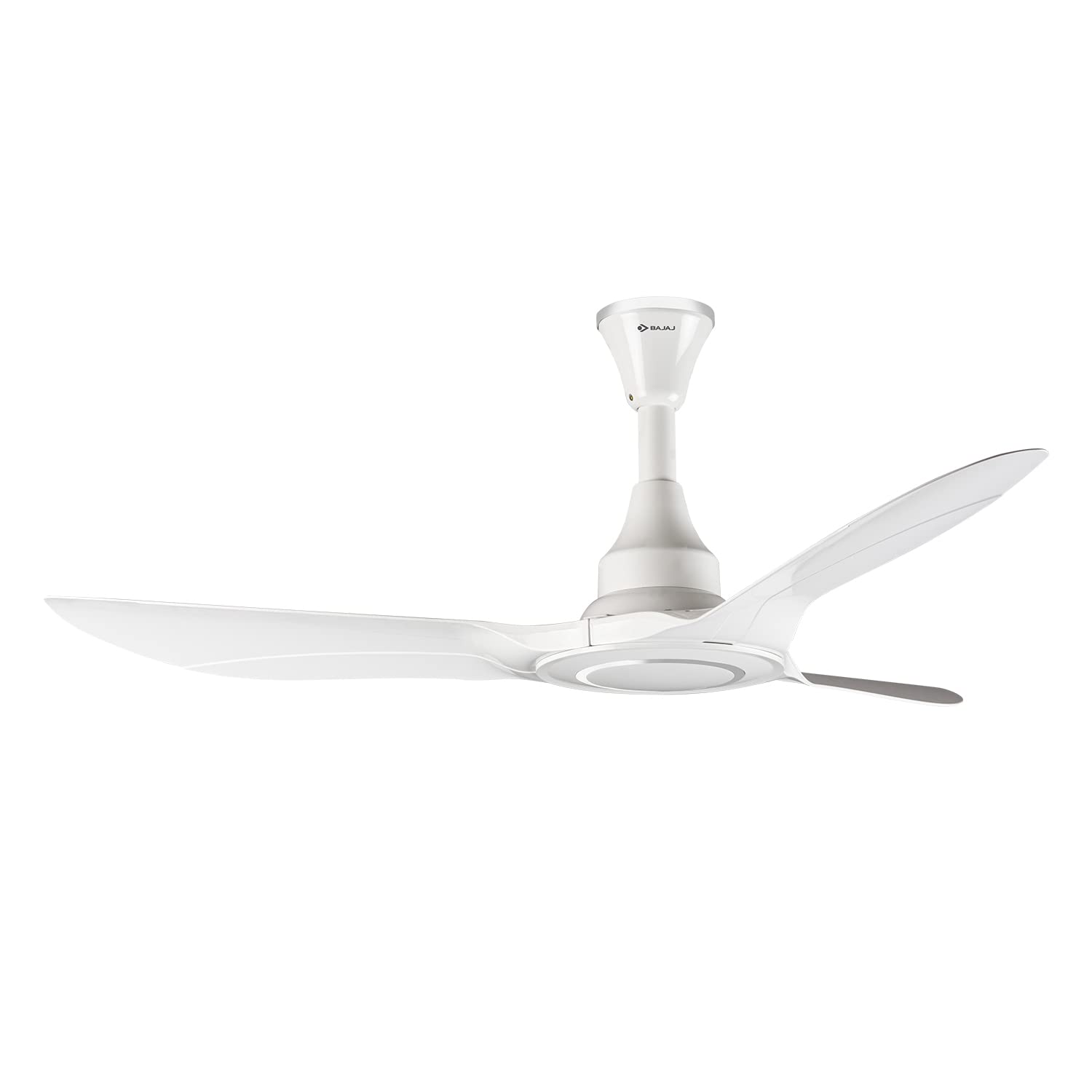 Bajaj Astor 1250mm White and Silver Chrome Ceiling Fan