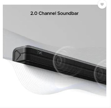 boAt Aavante Bar Opera with Entertainment EQ Modes 70 W Bluetooth Soundbar  (Premium Black, 2.0 Channel)