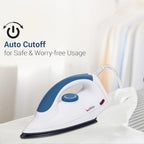 Ubon Dry Iron 1000W, Multiple Temperature Control, 360 Degree Swivel Cord 1000 W Dry Iron