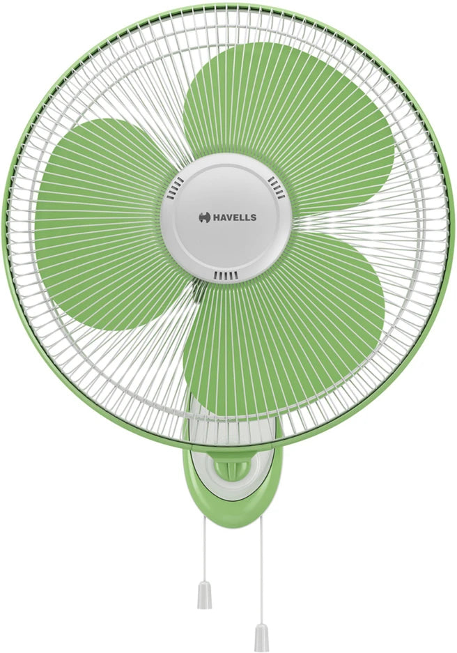 HAVELLS Gatik Neo 400 mm Wall Fan (White Green)