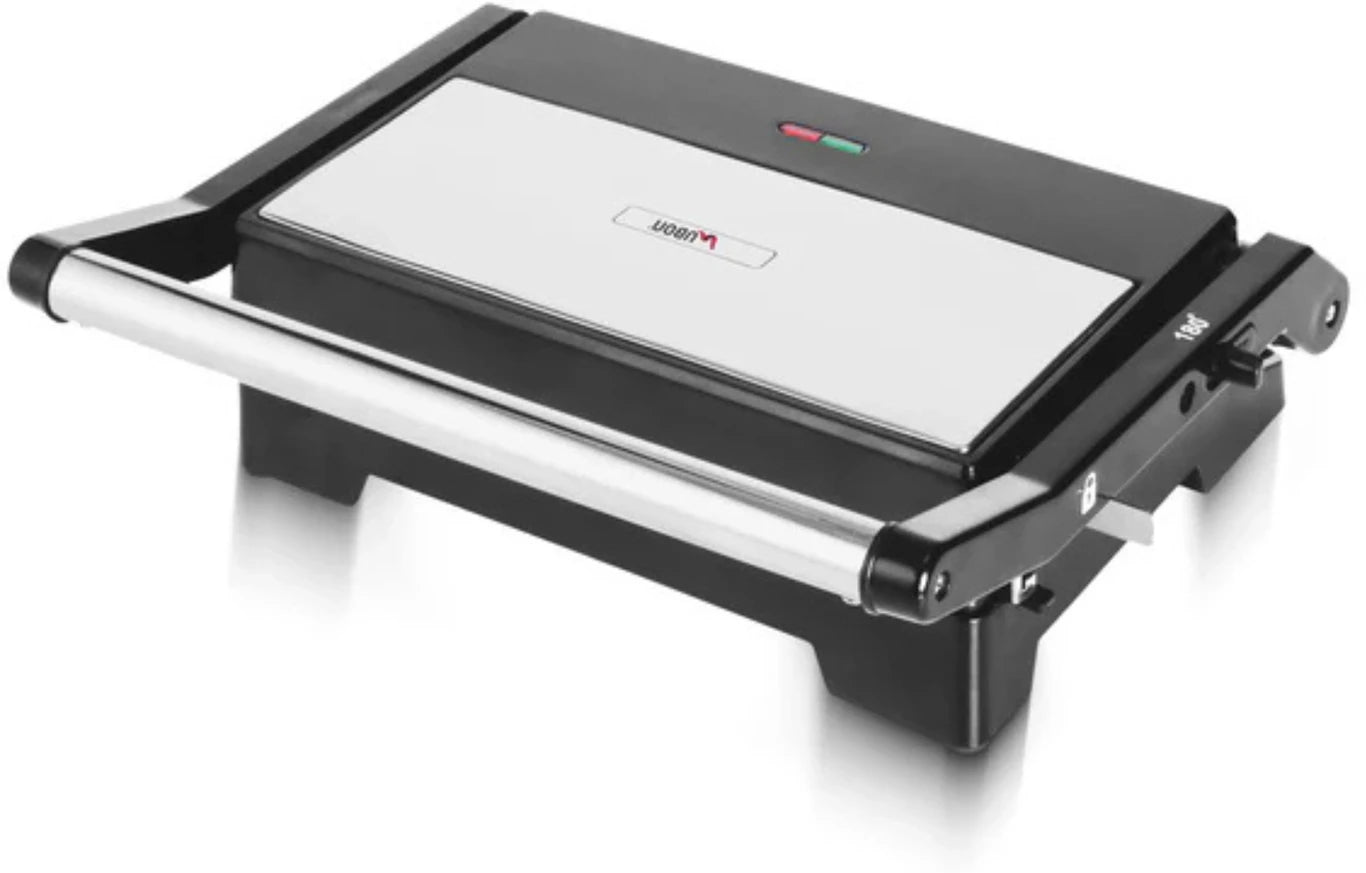 Ubon Grill Sandwich Maker Grillmate SM-4005 Grill, Toast (Silver)