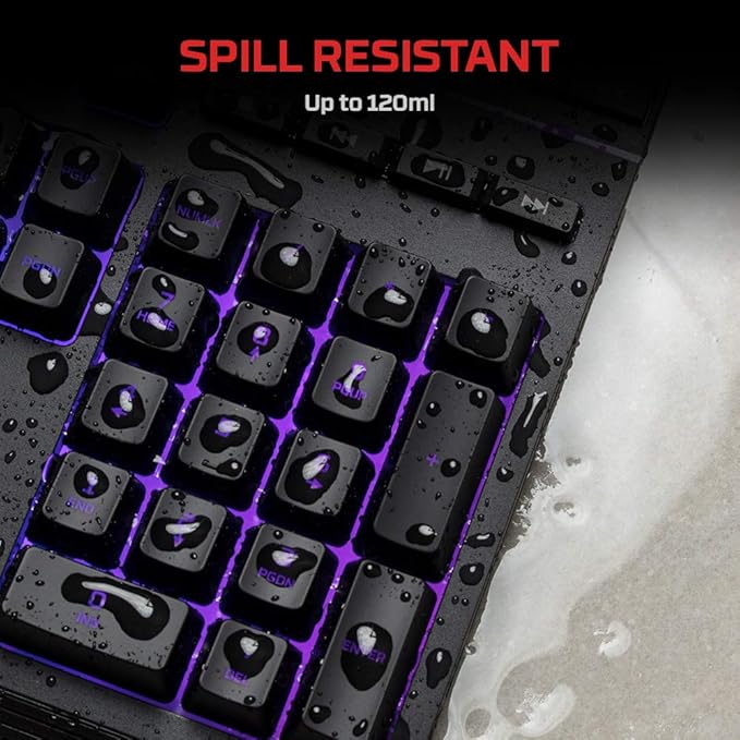 HyperX Alloy Core RGB USB Membrane Gaming Keyboard - Black (HX-KB5ME2-US)