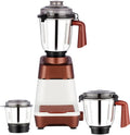 Morphy Richards LUSH 640111 750 W Mixer Grinder (MIXER GRINDER 750 W | 3 Jars | WHITE + METTALIC BROWN COLOUR)