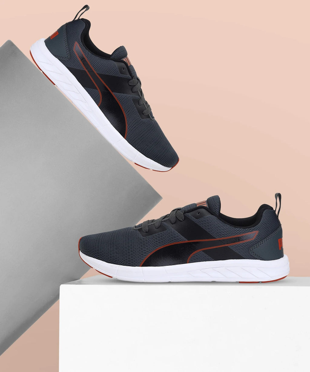 PUMA Meteor NU IDP Running Shoes For Men (Grey , 6)
